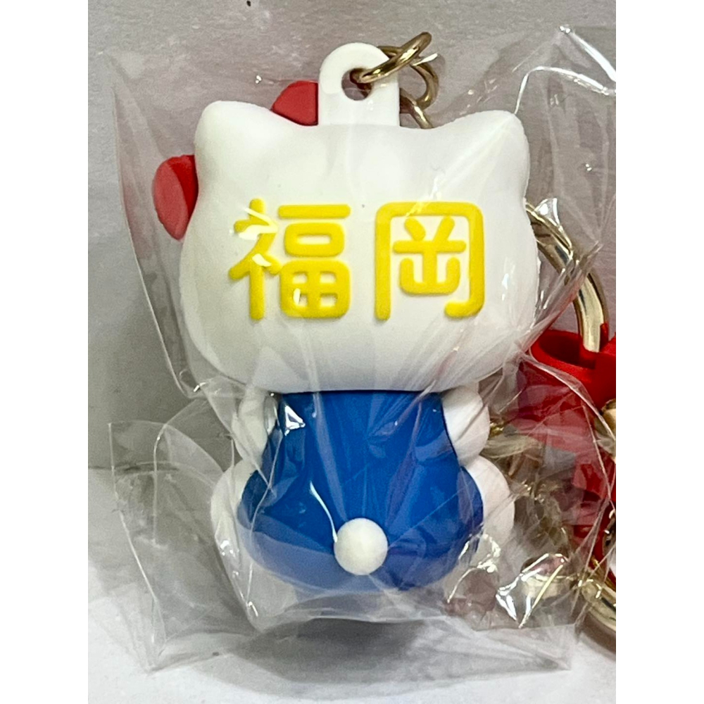 Hello Kitty 多功能矽膠人形掛飾 (博多明太子丼)-細節圖3