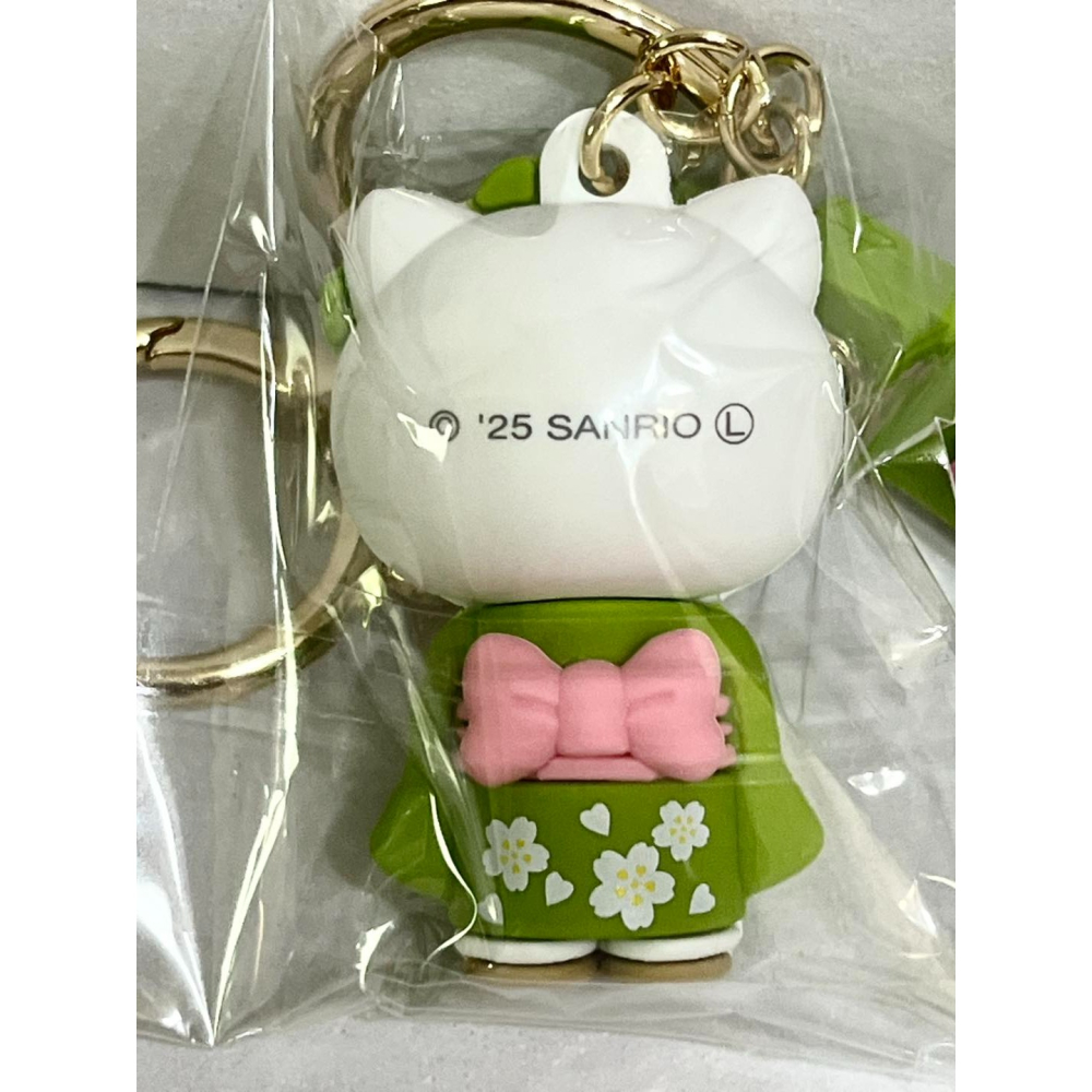 Hello Kitty 多功能矽膠人形掛飾 (抹茶和服)-細節圖3