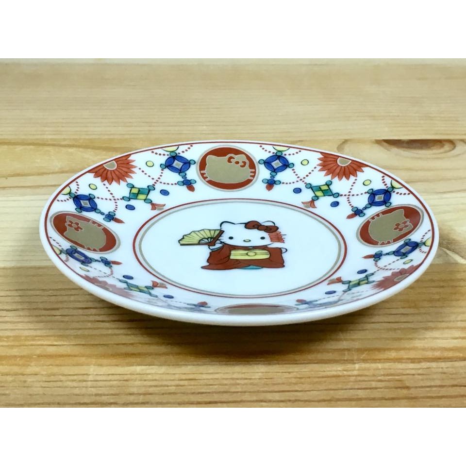 Hello Kitty 陶瓷豆皿 (瓔珞文, 九谷燒)-細節圖2