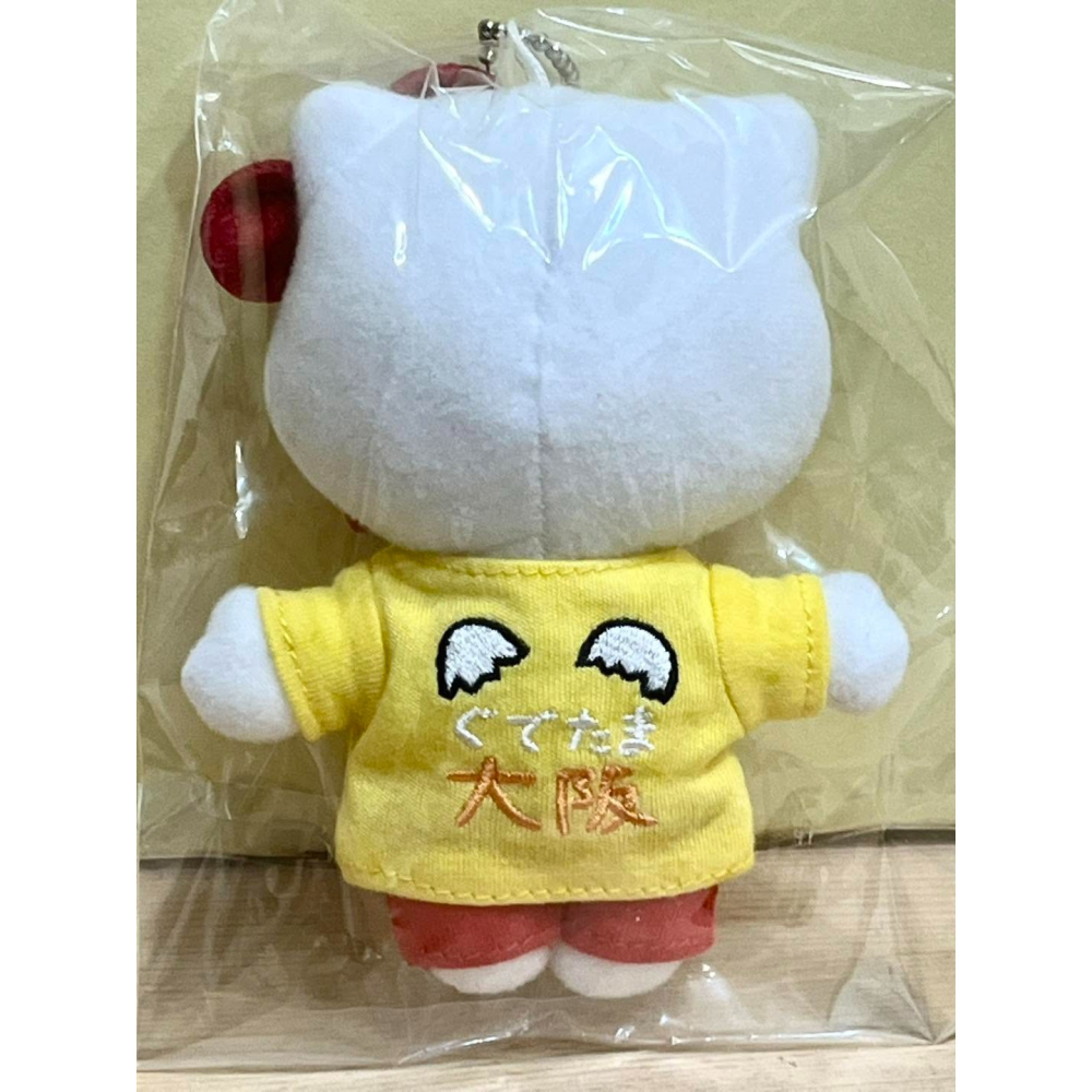 Hello Kitty 絨毛娃娃吊飾 (大阪蛋黃哥)-細節圖2