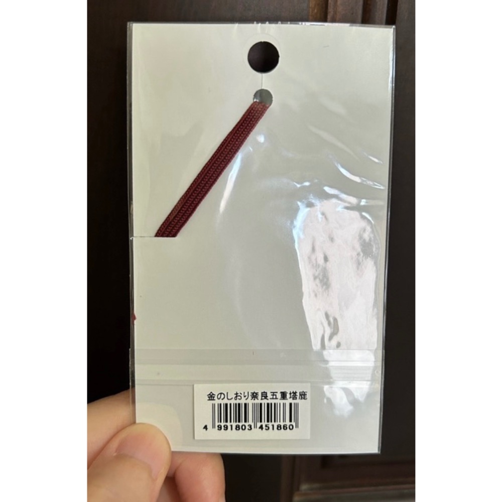 金の奈良五重塔鹿 24k鍍金書籤（全新商品）-細節圖3