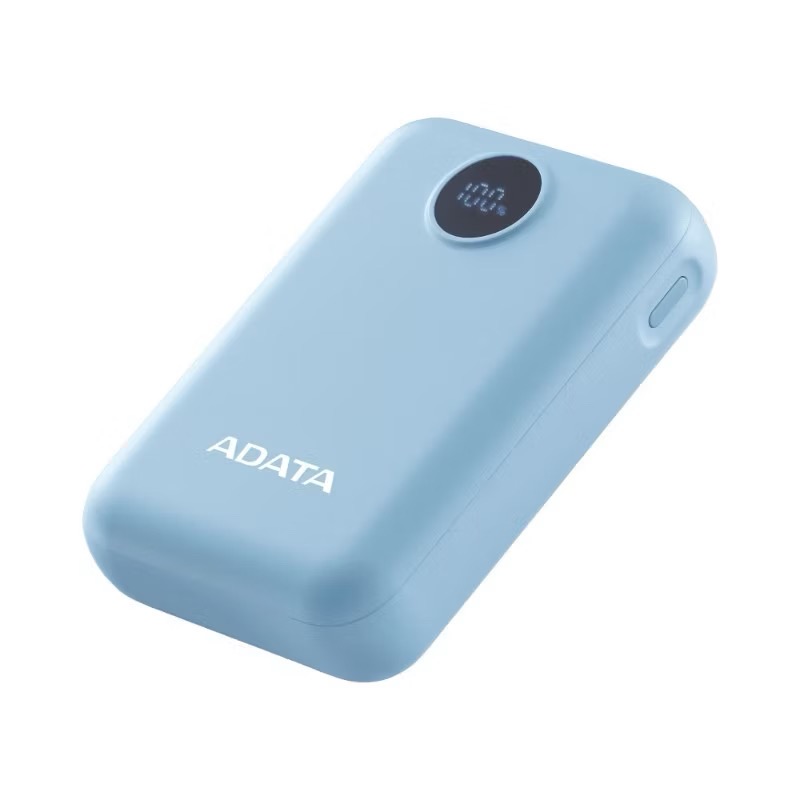 ADATA威剛 C100D PD/QC快充 行動電源 10000mAh-藍-細節圖2