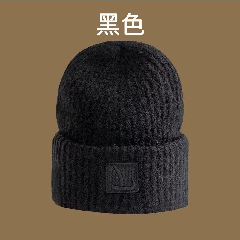立體繡字 保暖帽 毛線帽 堆堆帽 針織帽 毛帽 冷帽 護耳帽 帽子 冬季保暖-規格圖11