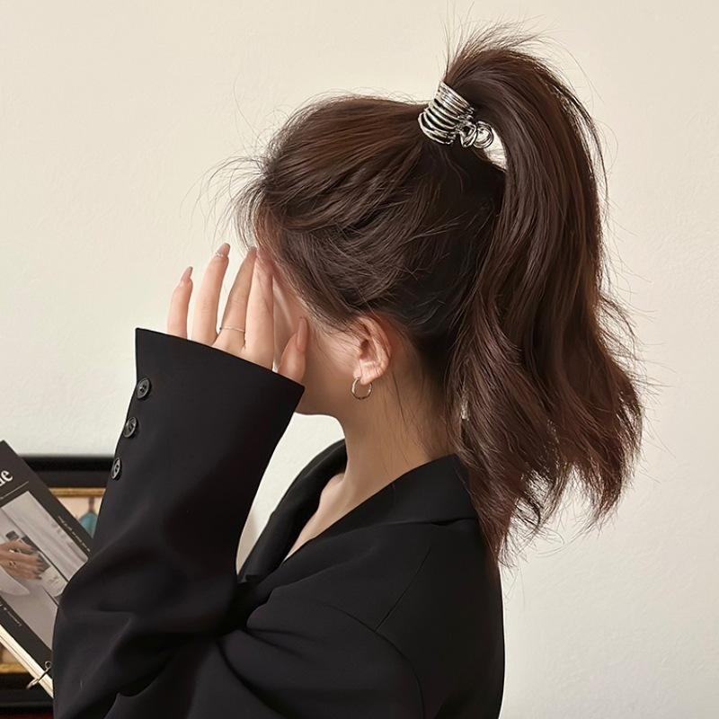 24H出貨 個性金屬 馬尾抓夾 抓夾 高馬尾 馬尾夾 鯊魚夾-細節圖2