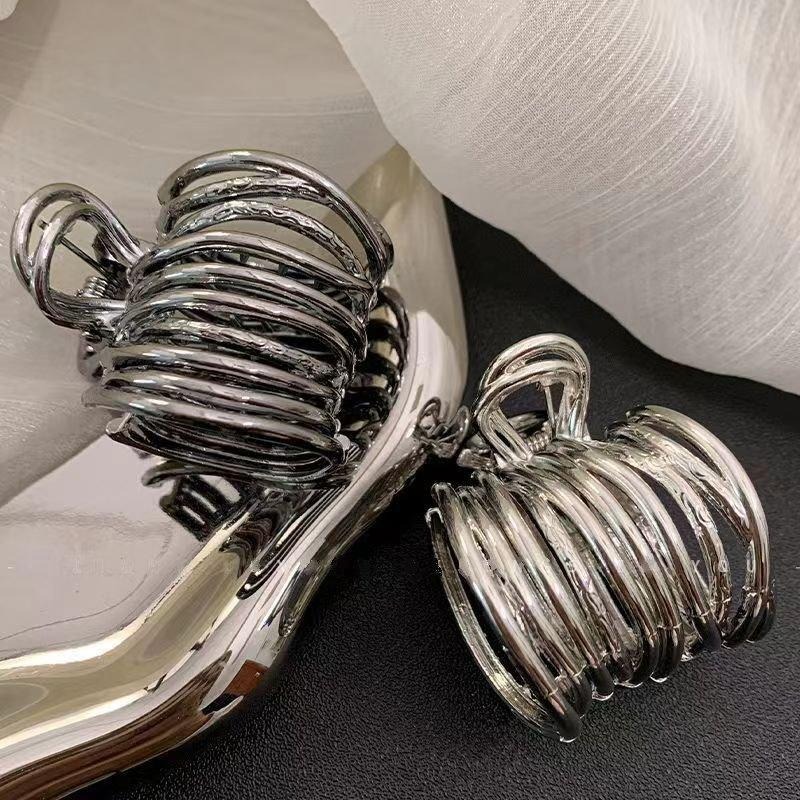 24H出貨 個性金屬 馬尾抓夾 抓夾 高馬尾 馬尾夾 鯊魚夾-細節圖5