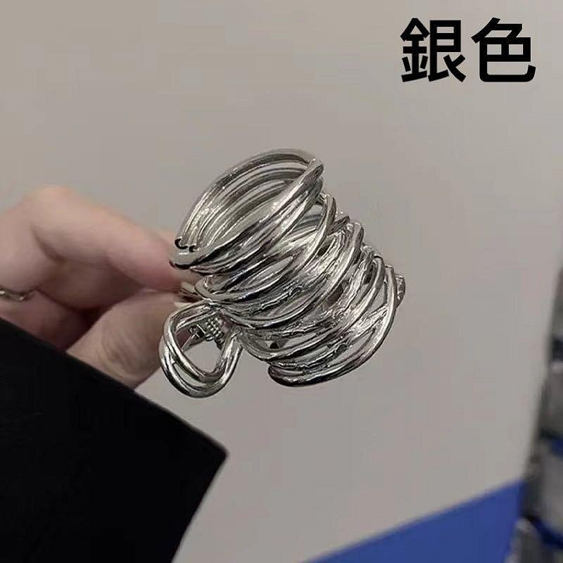 24H出貨 個性金屬 馬尾抓夾 抓夾 高馬尾 馬尾夾 鯊魚夾-規格圖9