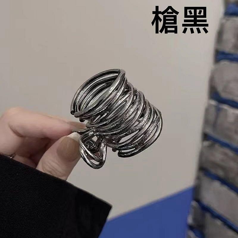 24H出貨 個性金屬 馬尾抓夾 抓夾 高馬尾 馬尾夾 鯊魚夾-規格圖9
