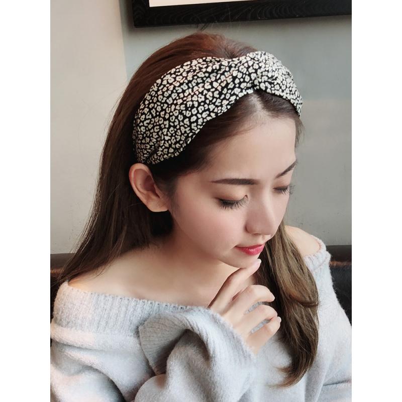 24H出貨 復古圖騰 花紋配色 髮箍 髮飾 寬版 髮圈 頭箍 寬邊髮帶-細節圖7