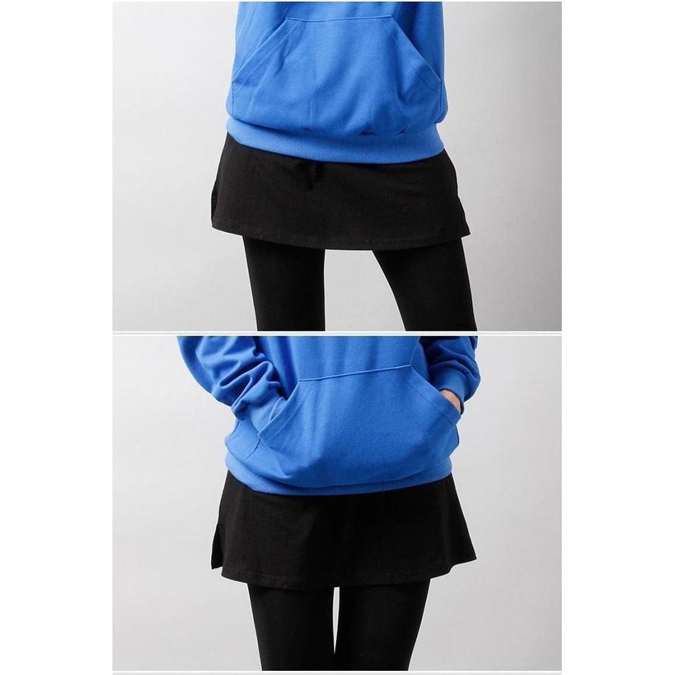 24H出貨 假襯裙 打底裙 假兩件 衣襬 假裙襬 小白裙 防走光 小裙子 遮臀 顯瘦 內搭裡襯 內搭假兩件 打底神器-細節圖7