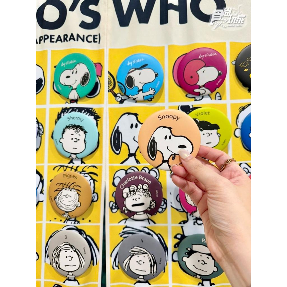 史努比75週年紀念💛 限量紀念徽章一個+小卡一張 多達66款‼️史努比家族系列-細節圖4