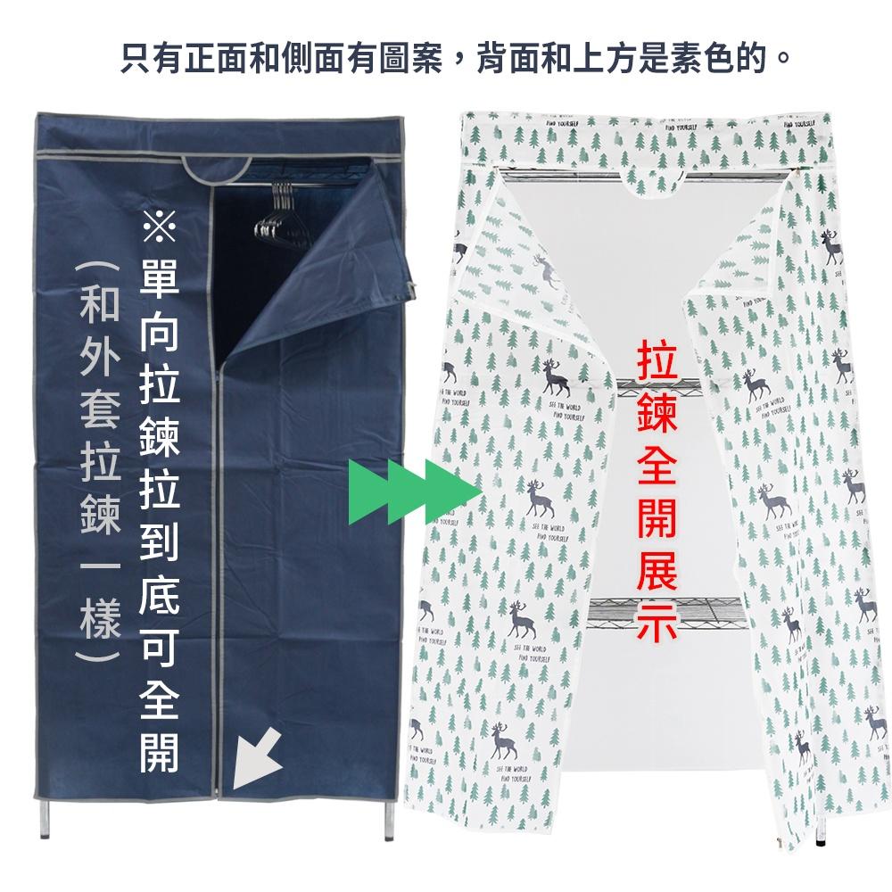 防塵套 鐵架專用 加厚 多款可選 123x47x175 不織布材質 多色可選 衣櫥套 布套 鐵力士架 可超取 現貨-細節圖4