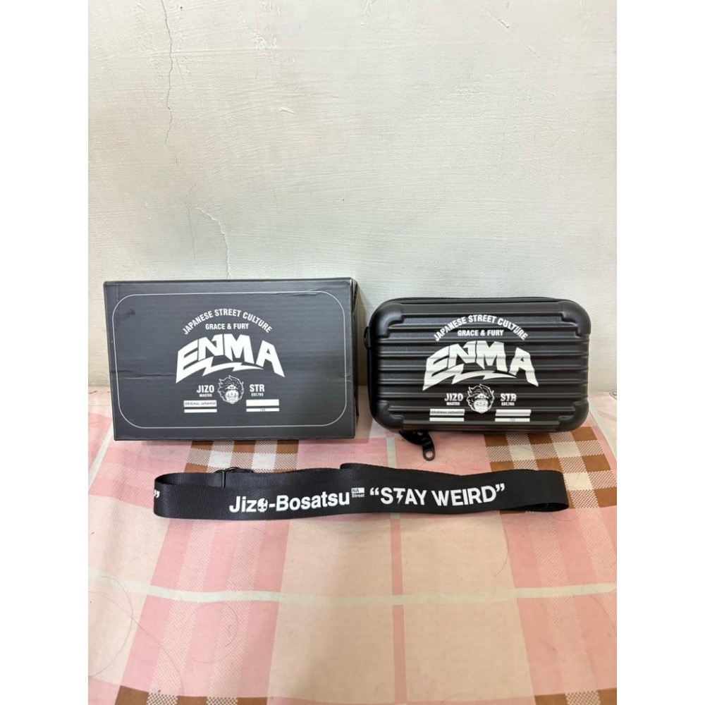 🎀全新 地藏小王 JIZO霧黑硬殼收納包 配件包包 BOSATSU 鬼洗ONIARAI BLUE WAY🎀-細節圖2