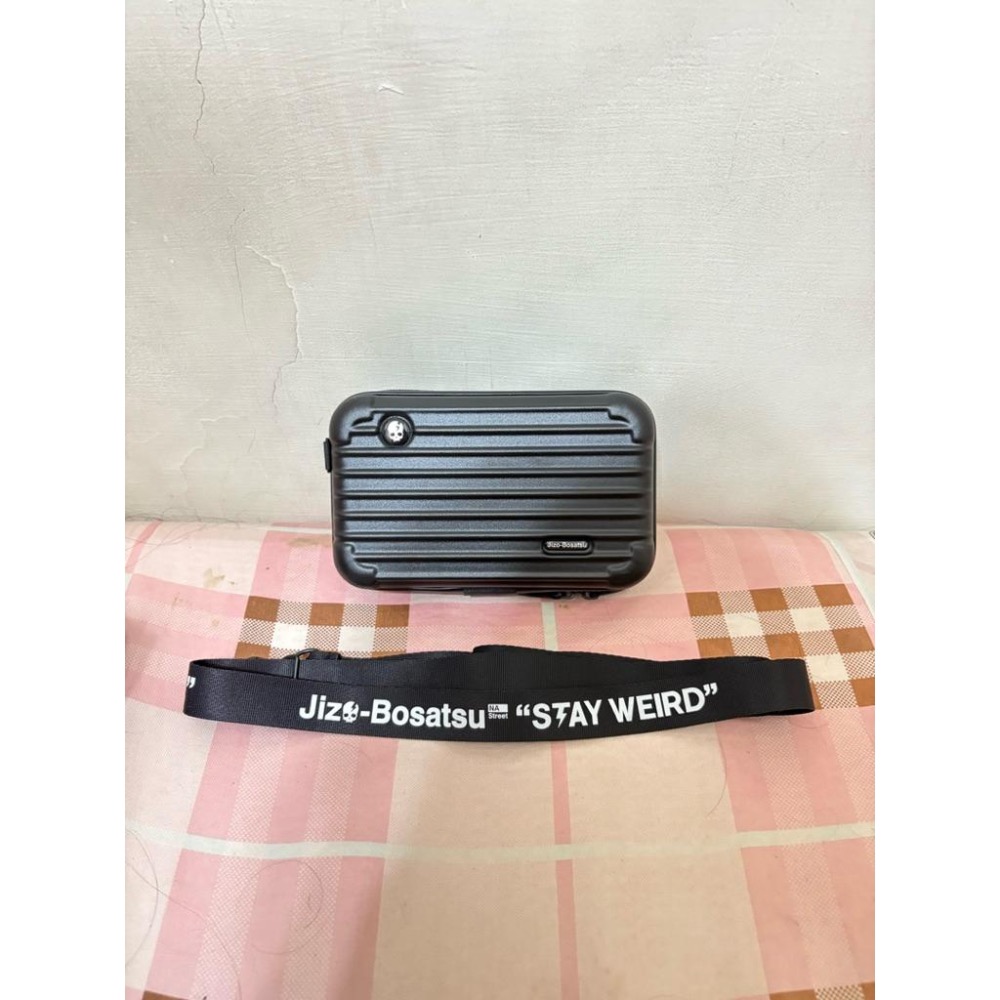 🎀全新 地藏小王 JIZO霧黑硬殼收納包 配件包包 BOSATSU 鬼洗ONIARAI BLUE WAY🎀-細節圖3