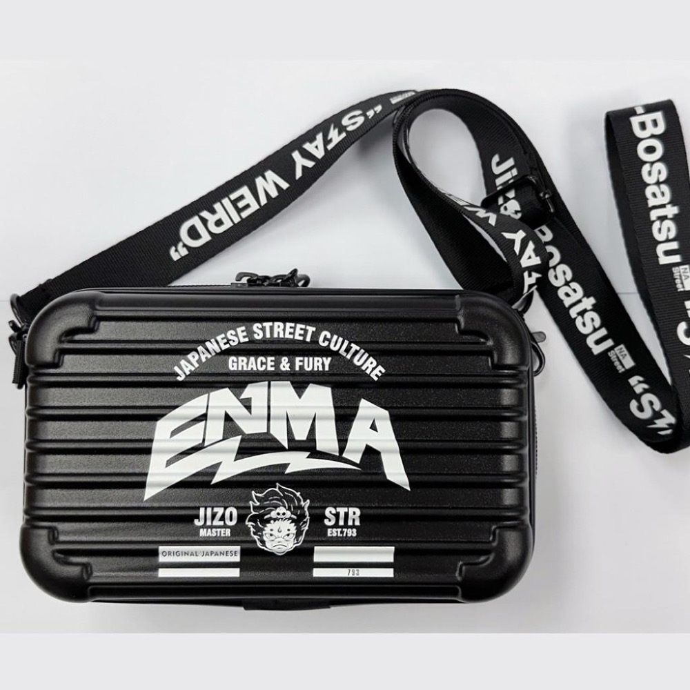 🎀全新 地藏小王 JIZO霧黑硬殼收納包 配件包包 BOSATSU 鬼洗ONIARAI BLUE WAY🎀-細節圖6