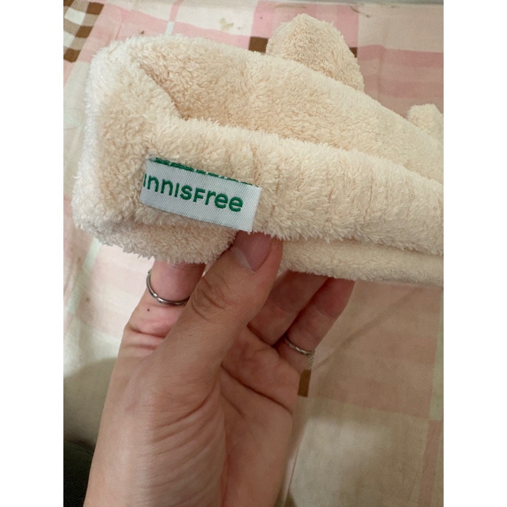 🎀全新 innisfree 洗臉髮帶 軟萌小熊洗臉髮帶 熊熊 髮帶 洗臉髮箍 髮式 髮圈 浴室 化妝 保養 洗臉 頭巾-細節圖3