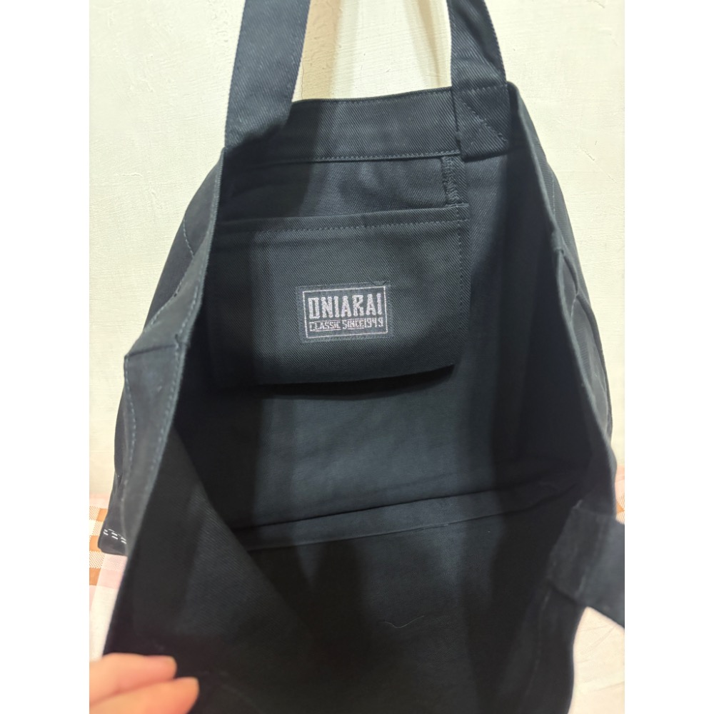 🎀鬼洗 ONIARAI 品牌帆布袋 Black Soul Jeans 限量贈品袋 帆布包 贈品包 托特包 手提包 正版-細節圖3