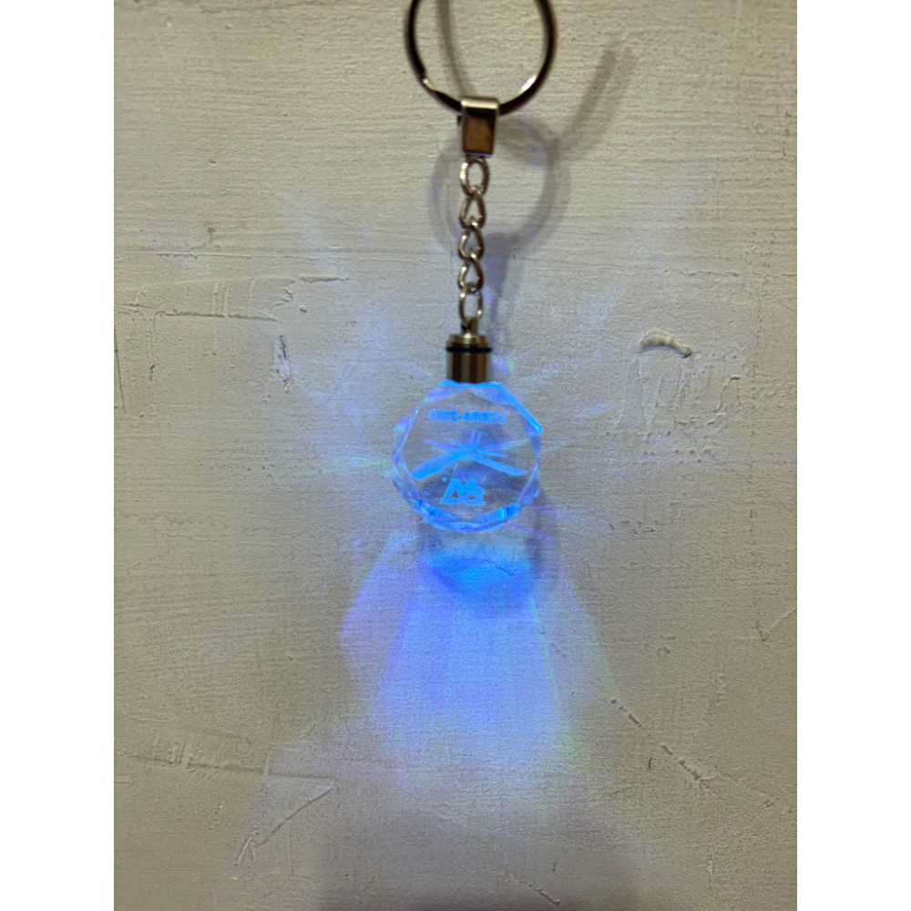 🎀全新 LED變色 雲彩霓虹無人機冷光水晶掛飾 鑰匙圈 吊飾 發光變色燈 股東會紀念品 銘旺科🎀-細節圖2