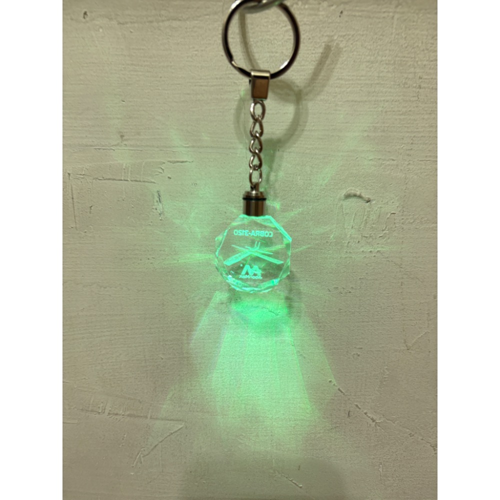 🎀全新 LED變色 雲彩霓虹無人機冷光水晶掛飾 鑰匙圈 吊飾 發光變色燈 股東會紀念品 銘旺科🎀-細節圖3