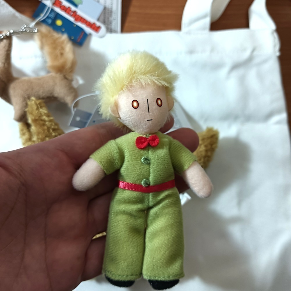 正版小王子小狐狸絨毛娃娃吊飾-細節圖8