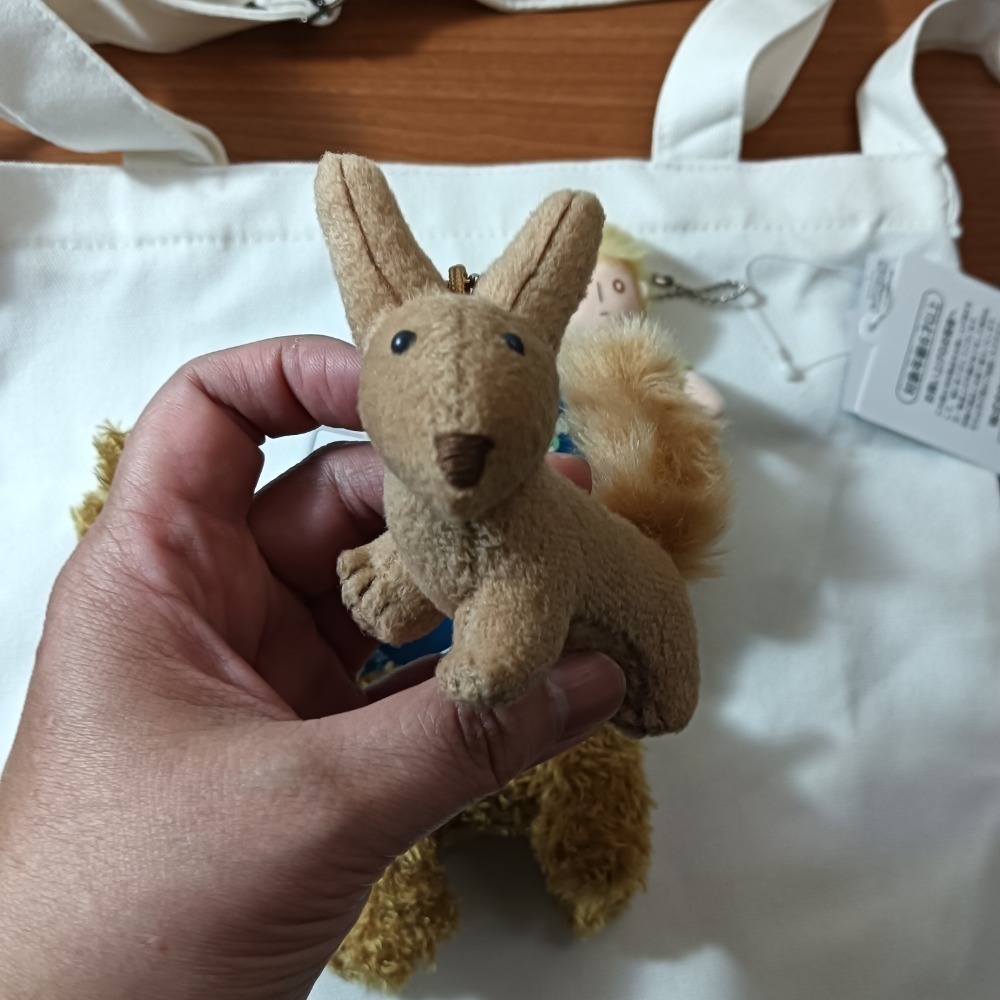 正版小王子小狐狸絨毛娃娃吊飾-細節圖5