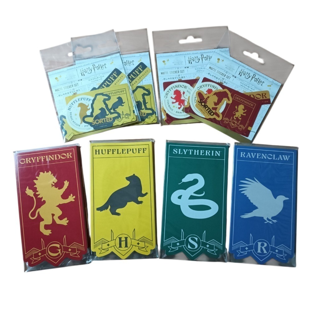 日本進口正版哈利波特無黏貼便條紙 哈利波特貼紙 哈利波特文具 霍格華茲學院 手帳 禮物貼-細節圖2