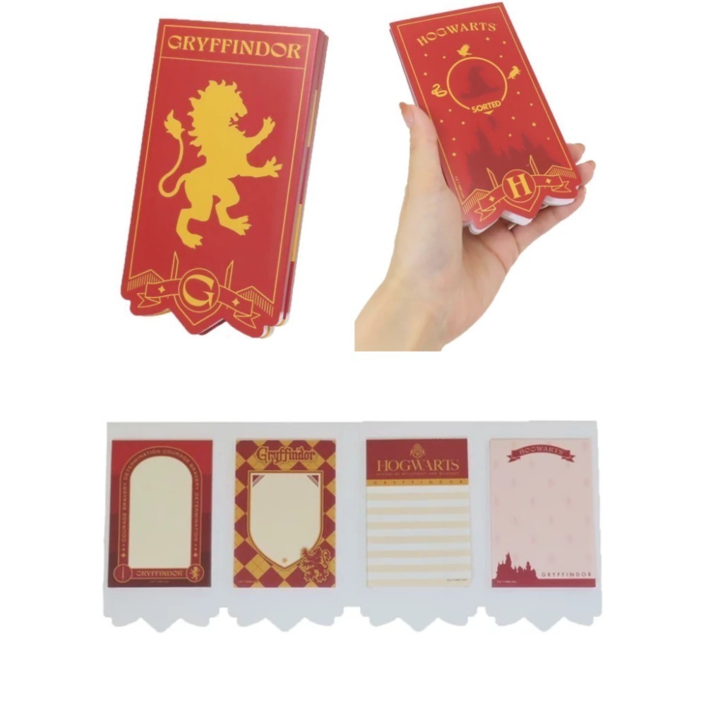 日本進口正版哈利波特無黏貼便條紙 哈利波特貼紙 哈利波特文具 霍格華茲學院 手帳 禮物貼-規格圖9