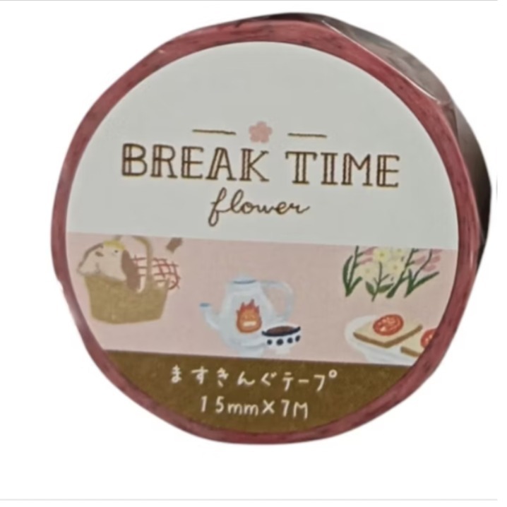 日本進口正版吉卜力紙膠帶x古川紙工 GHIBLI 魔女宅急便 吉吉 霍爾的移動城堡 美紋膠帶 手帳 禮物 卡片-規格圖1