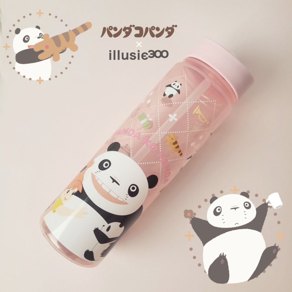 現貨~  日本進口正版熊貓家族水壺 熊貓家族 冷水杯 水瓶 panda go panda-規格圖4