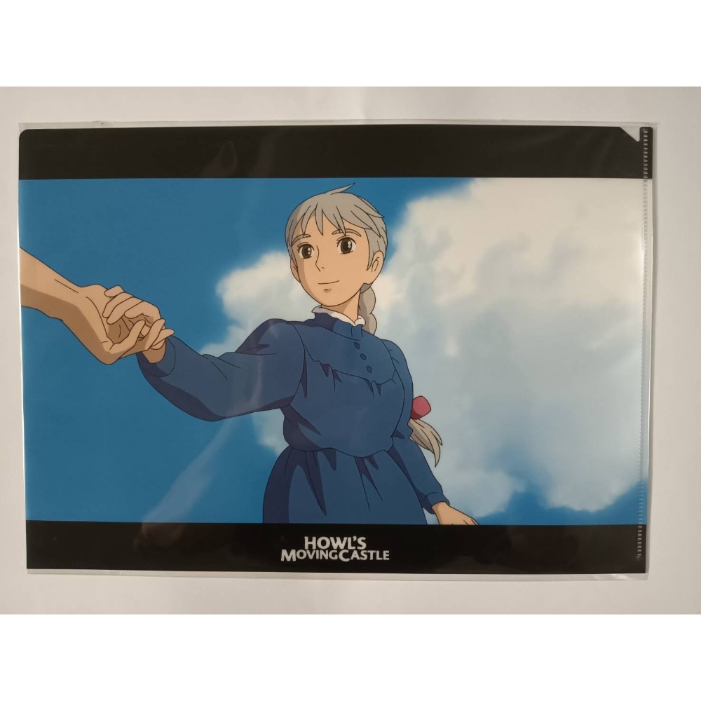 現貨-日本正版吉卜力A4資料夾 宮崎駿 高烟勳 L夾 檔案夾 文件夾 GHIBLI 收藏 禮物 霍爾 魔女宅 神隱 風起-規格圖1