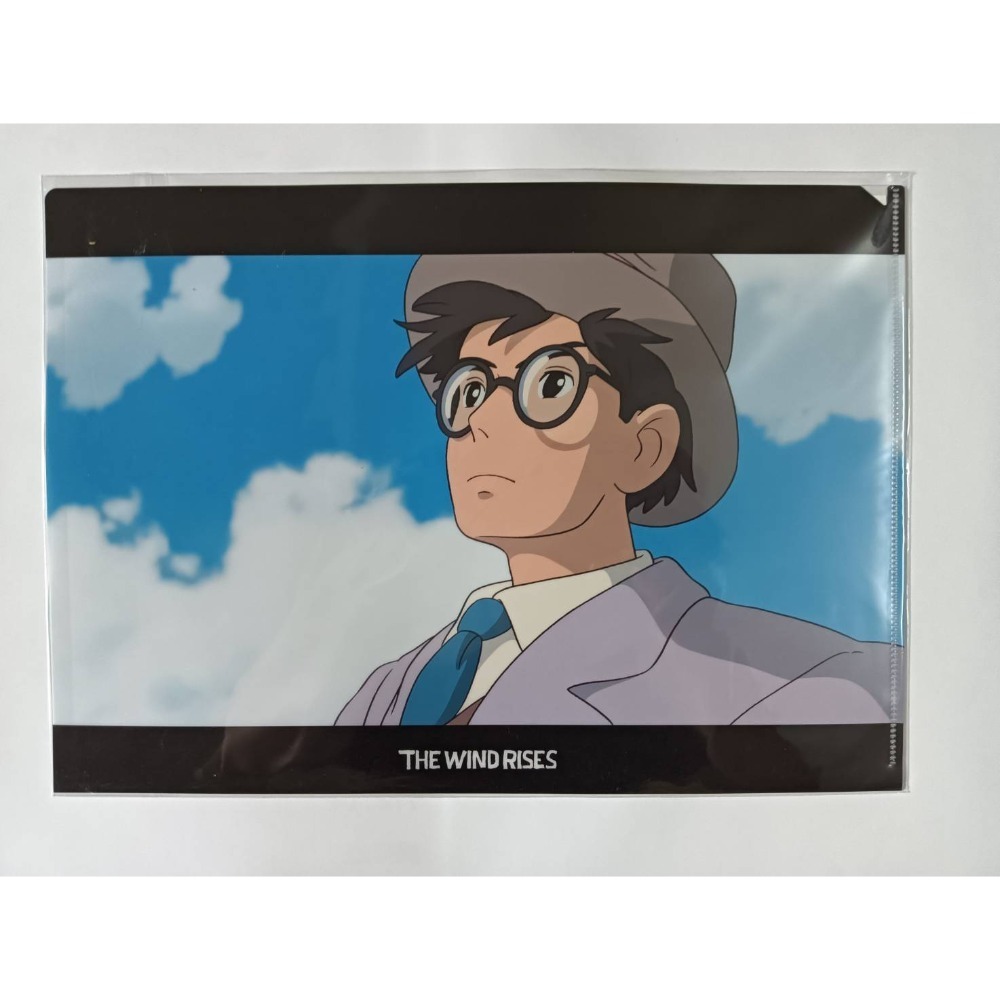 現貨-日本正版吉卜力A4資料夾 宮崎駿 高烟勳 L夾 檔案夾 文件夾 GHIBLI 收藏 禮物 霍爾 魔女宅 神隱 風起-規格圖1