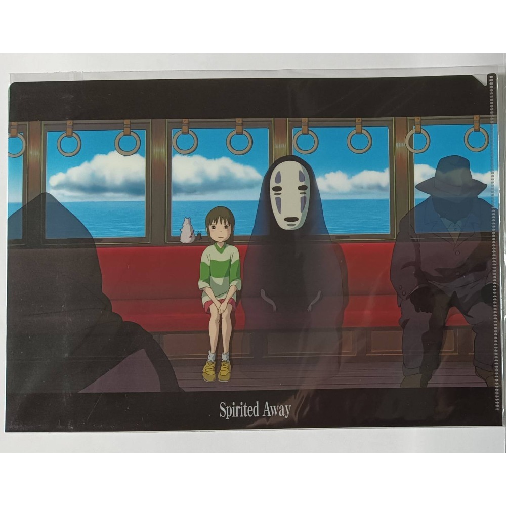 現貨-日本正版吉卜力A4資料夾 宮崎駿 高烟勳 L夾 檔案夾 文件夾 GHIBLI 收藏 禮物 霍爾 魔女宅 神隱 風起-規格圖1