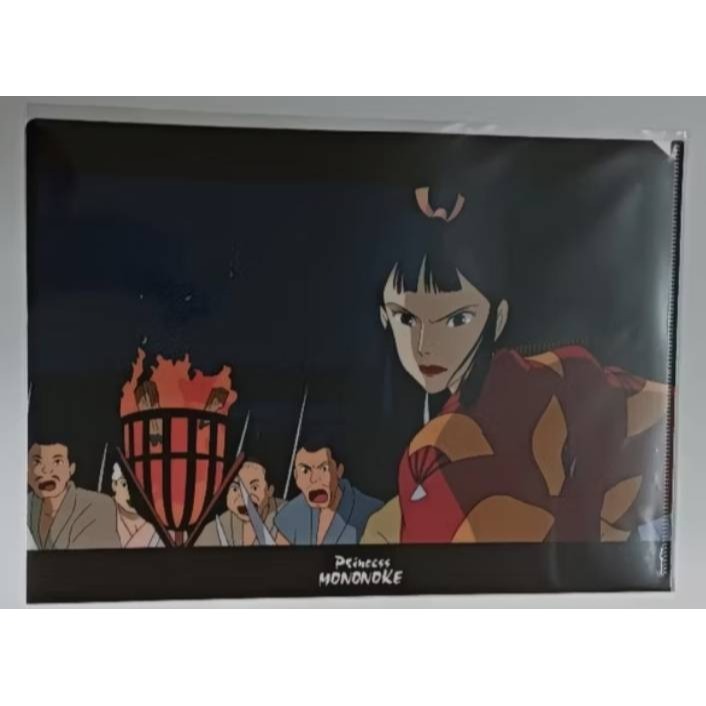 現貨-日本正版吉卜力A4資料夾 宮崎駿 高烟勳 L夾 檔案夾 文件夾 GHIBLI 收藏 禮物 霍爾 魔女宅 神隱 風起-規格圖1