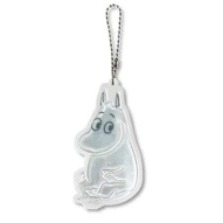 日本進口嚕嚕米反光吊飾鑰匙圈 moomin 姆明 反光鑰匙圈 夜間反光 夜間 書包 兒童 運動 騎車 反光吊飾-規格圖9