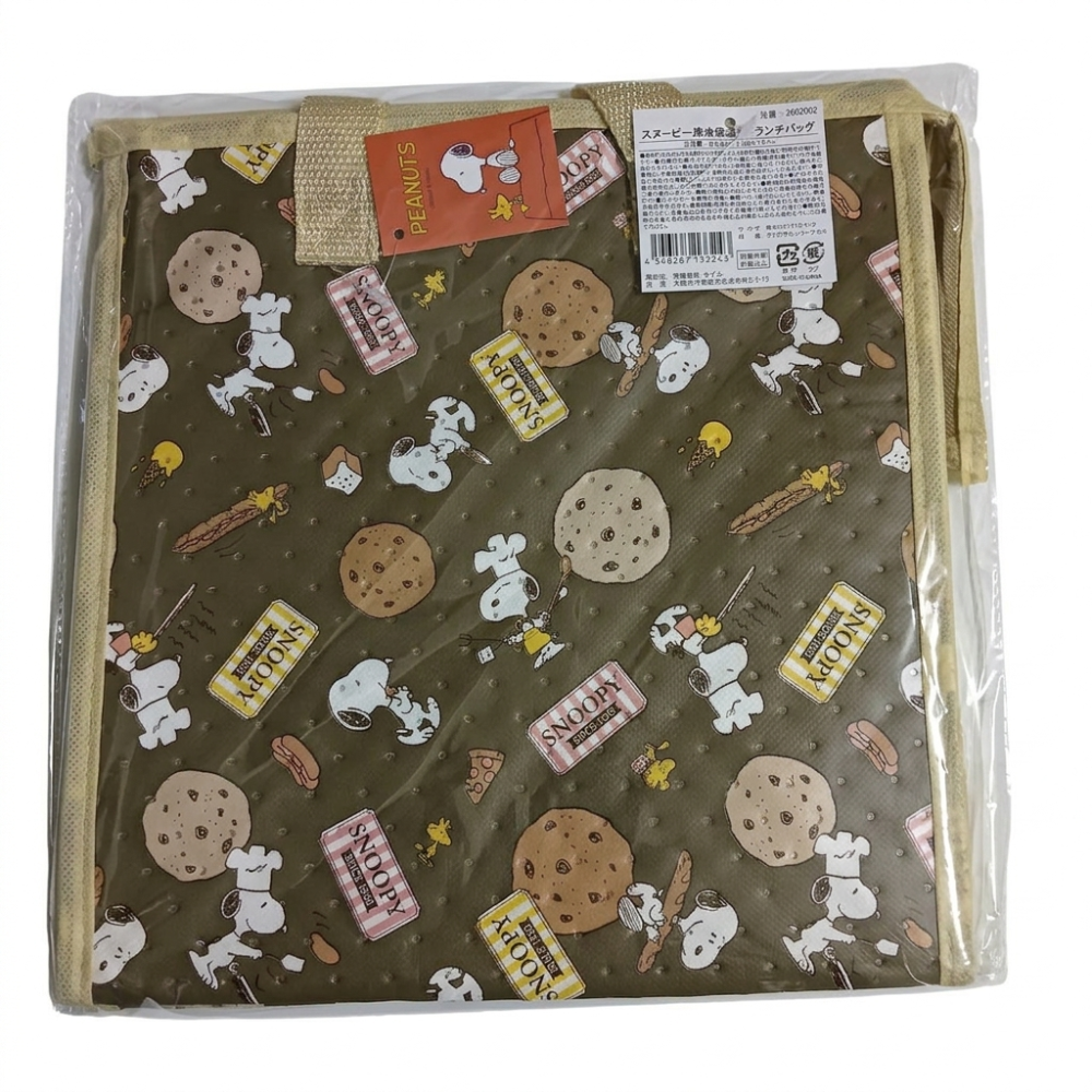 現貨-日本進口正版史努比滿版保溫袋 保冷袋 便當袋 水果袋 購物袋 野餐袋 手提袋 餐袋 保溫 保冷 便當 snoopy-細節圖11