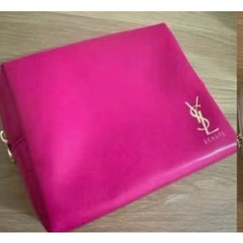 YSL桃紅化妝包-細節圖2