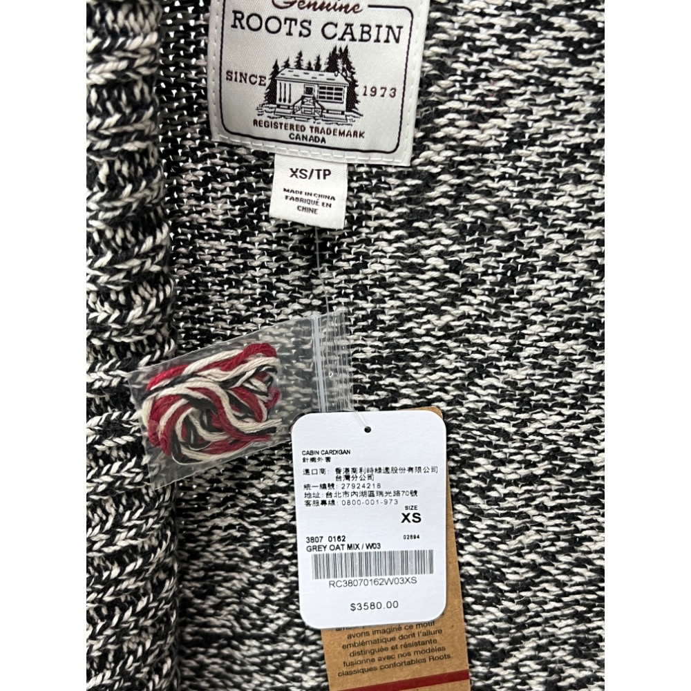 Roots 全新X S針織外套-細節圖4