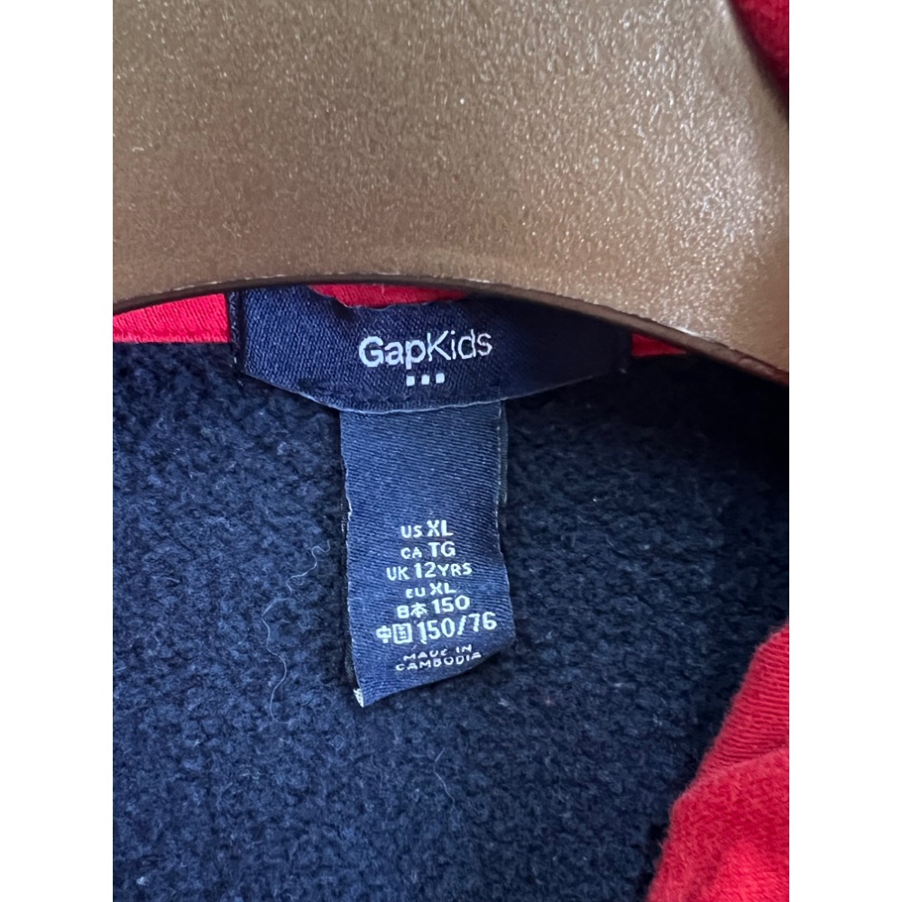 GAP 大童150 刷短刷連帽外套-細節圖3