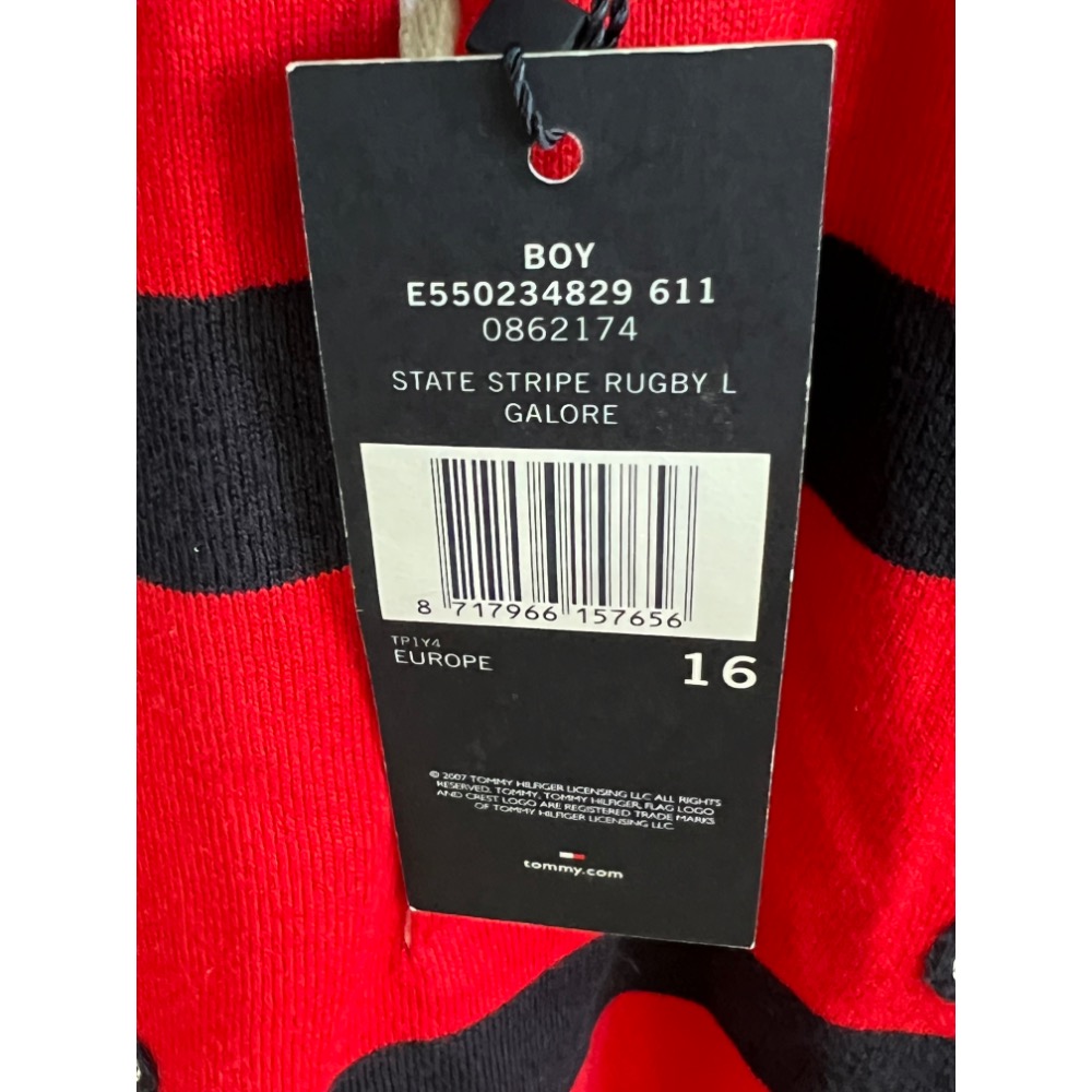 Tommy 全新大童X L POLO-細節圖3