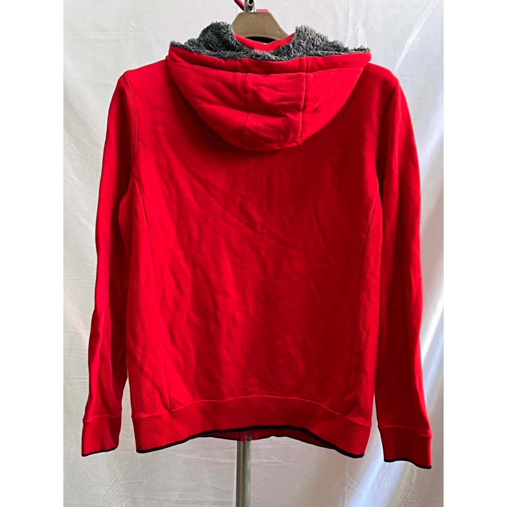 PUMA *法拉利聯名女M短刷毛連帽外套-細節圖2