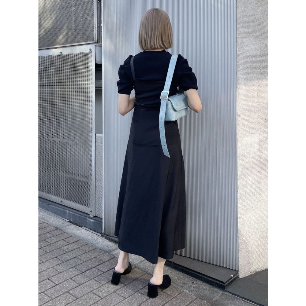 日牌 貴牌 MURUA 洋裝 長洋裝 吊帶 長裙 魚尾-細節圖2