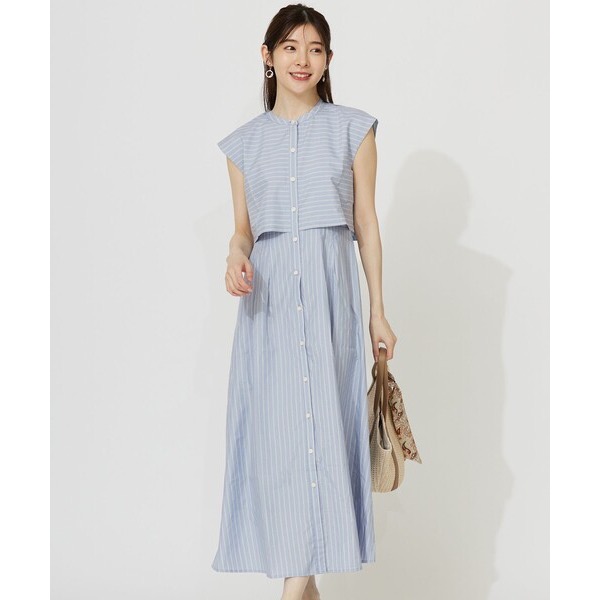 日牌 專櫃 貴牌 anysis 通勤 洋裝 無袖洋裝 長洋裝-細節圖2