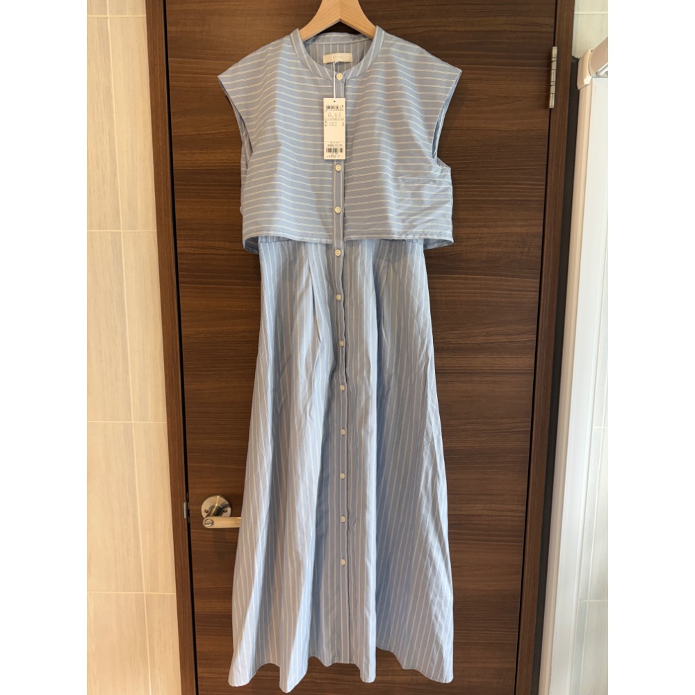 日牌 專櫃 貴牌 anysis 通勤 洋裝 無袖洋裝 長洋裝-細節圖5