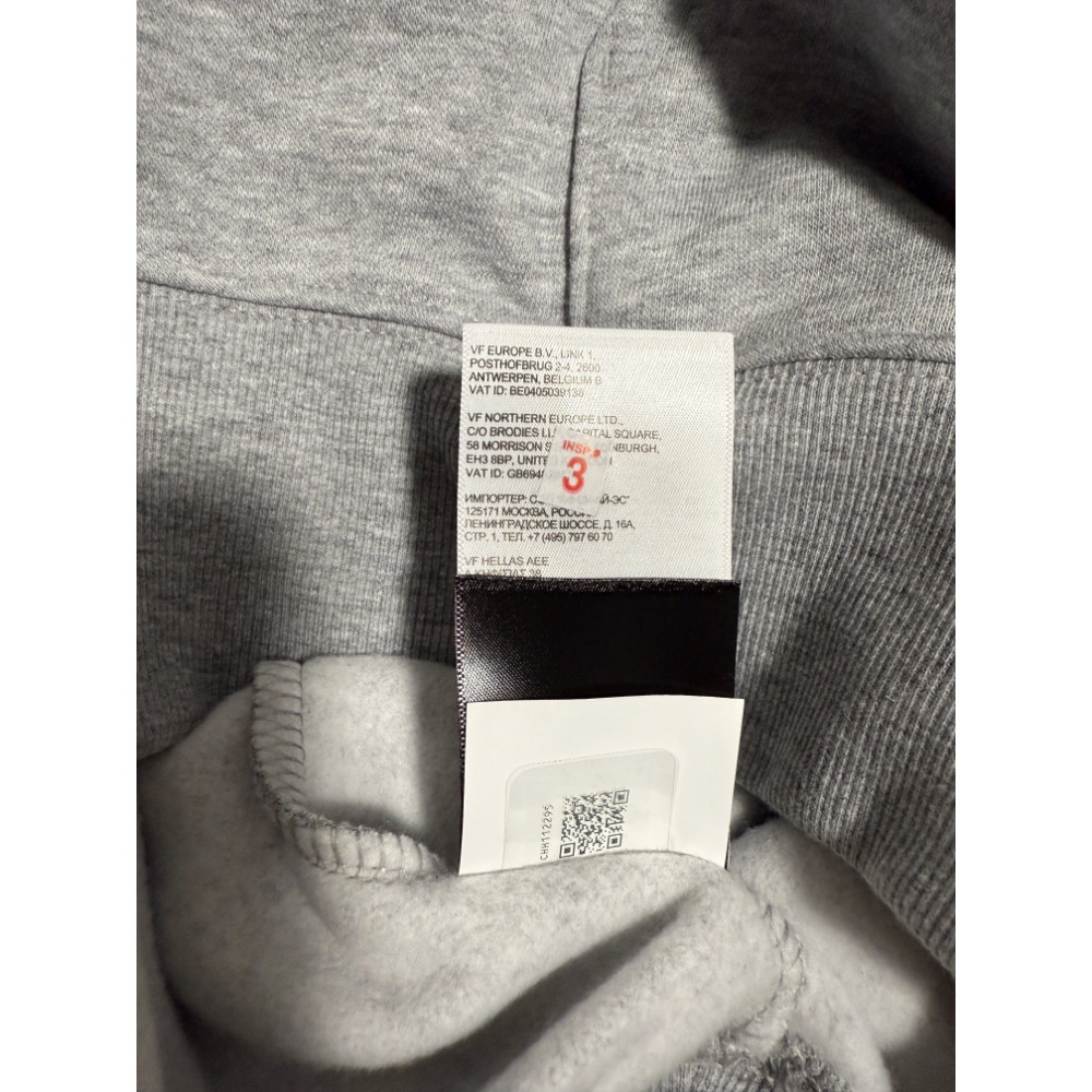 專櫃 美牌 貴牌 The north face 灰 連帽 帽T 連帽衛衣-細節圖4