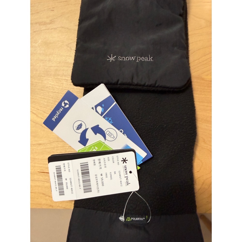 Snow Peak  刷毛 輕量 圍巾-細節圖2