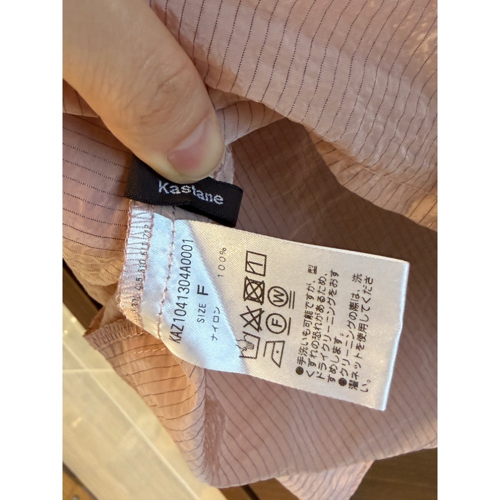 日牌 專櫃 kastane 襯衫 蝴蝶結 綁帶 罩衫-細節圖7