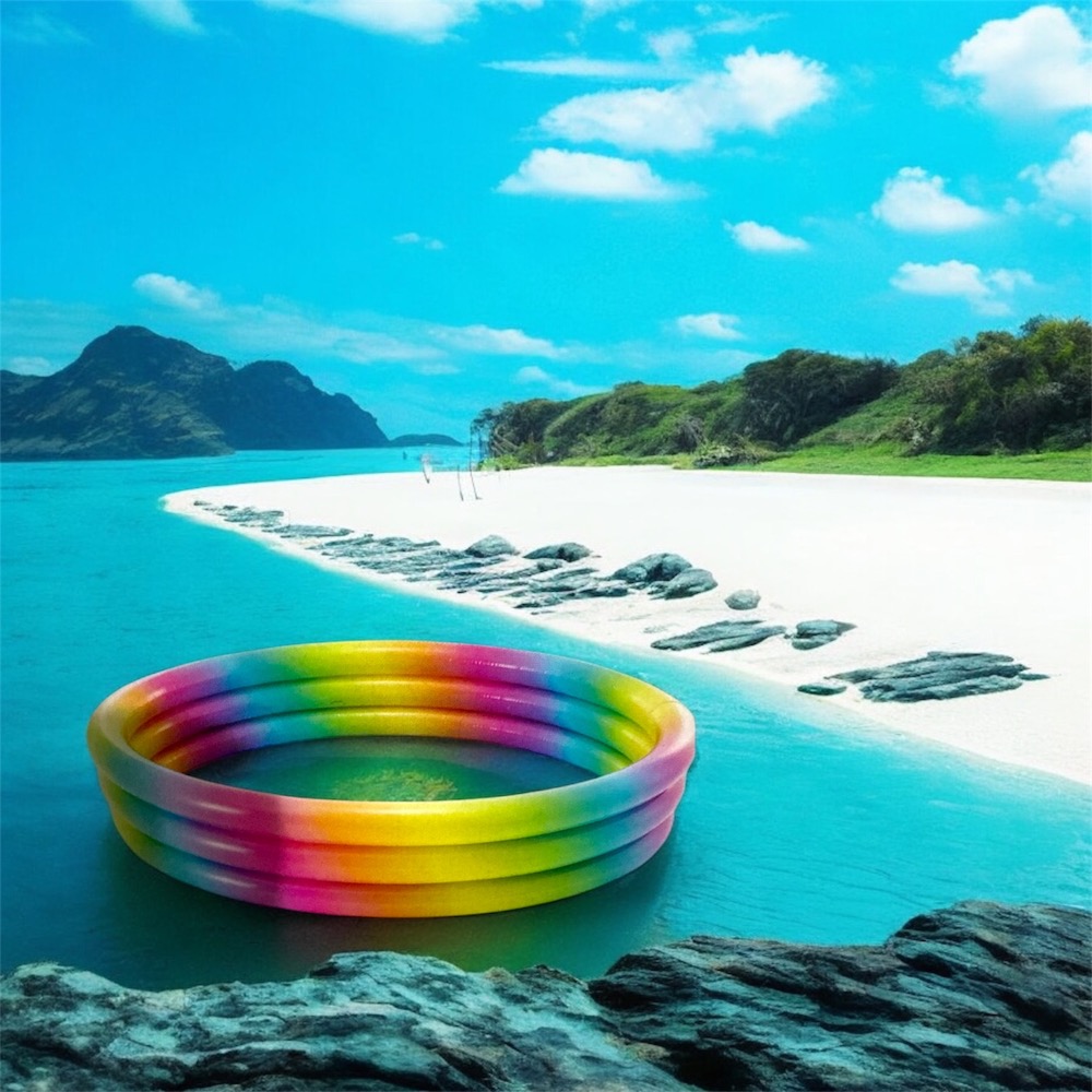 《INTEX》147cm漸層彩虹水池（3+）-細節圖5