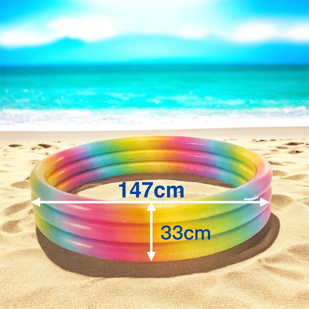 《INTEX》147cm漸層彩虹水池（3+）-細節圖6