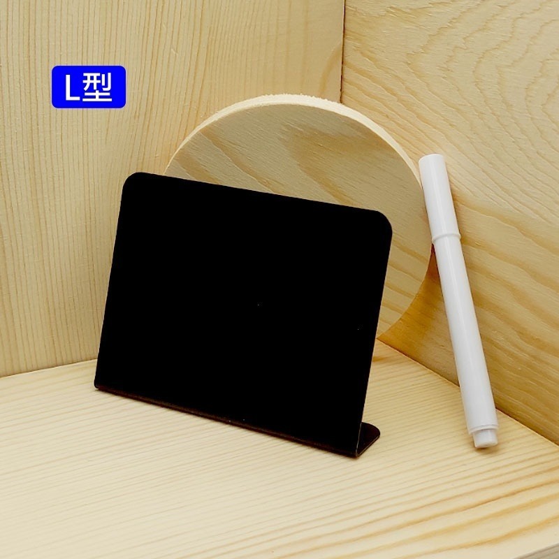 【台灣現貨】簡約小黑板10入 桌面寫字板 桌號牌 價格牌 留言板 桌上型黑板 價格展示 訂位留座-細節圖2