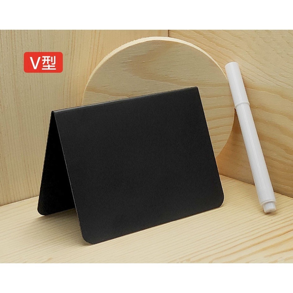 【台灣現貨】簡約小黑板10入 桌面寫字板 桌號牌 價格牌 留言板 桌上型黑板 價格展示 訂位留座-細節圖3