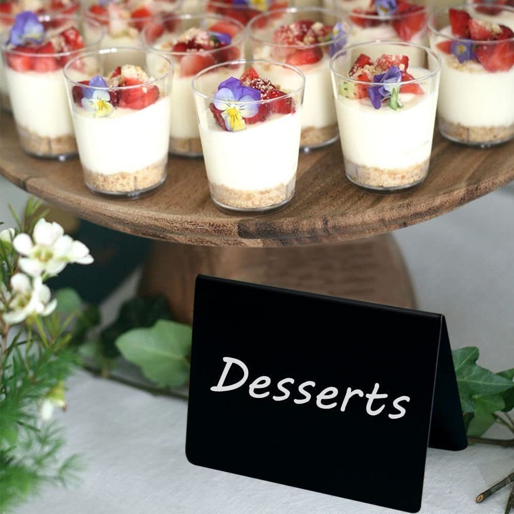 【台灣現貨】簡約小黑板10入 桌面寫字板 桌號牌 價格牌 留言板 桌上型黑板 價格展示 訂位留座-細節圖4